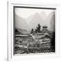 China 10MKm2 Collection - Chinese Buddhist Temple with Karst Mountains-Philippe Hugonnard-Framed Photographic Print