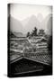 China 10MKm2 Collection - Chinese Buddhist Temple with Karst Mountains-Philippe Hugonnard-Stretched Canvas