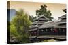 China 10MKm2 Collection - Chinese Buddhist Temple-Philippe Hugonnard-Stretched Canvas