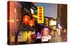 China 10MKm2 Collection - Chinese Signs Night-Philippe Hugonnard-Stretched Canvas