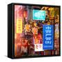 China 10MKm2 Collection - Chinese Signs Night-Philippe Hugonnard-Framed Stretched Canvas