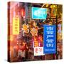 China 10MKm2 Collection - Chinese Signs Night-Philippe Hugonnard-Stretched Canvas