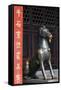 China 10MKm2 Collection - Chinese Statue-Philippe Hugonnard-Framed Stretched Canvas