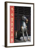 China 10MKm2 Collection - Chinese Statue-Philippe Hugonnard-Framed Photographic Print