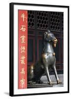 China 10MKm2 Collection - Chinese Statue-Philippe Hugonnard-Framed Photographic Print