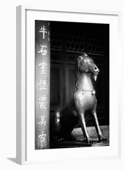 China 10MKm2 Collection - Chinese Statue-Philippe Hugonnard-Framed Photographic Print