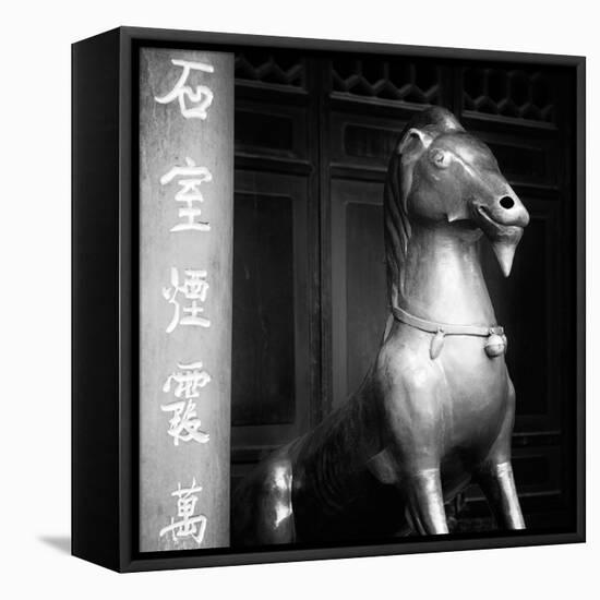 China 10MKm2 Collection - Chinese Statue-Philippe Hugonnard-Framed Stretched Canvas