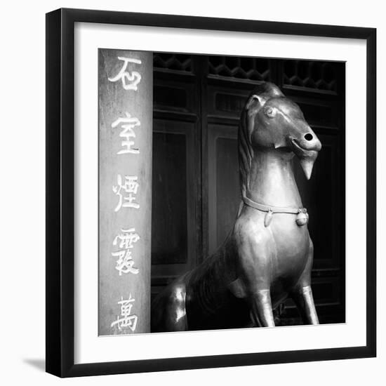 China 10MKm2 Collection - Chinese Statue-Philippe Hugonnard-Framed Photographic Print