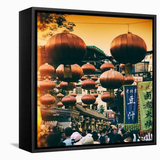 China 10MKm2 Collection - Chinese Street Atmosphere-Philippe Hugonnard-Framed Stretched Canvas