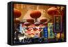 China 10MKm2 Collection - Chinese Street Atmosphere-Philippe Hugonnard-Framed Stretched Canvas