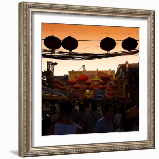 China 10MKm2 Collection - Chinese Street Atmosphere-Philippe Hugonnard-Framed Art Print