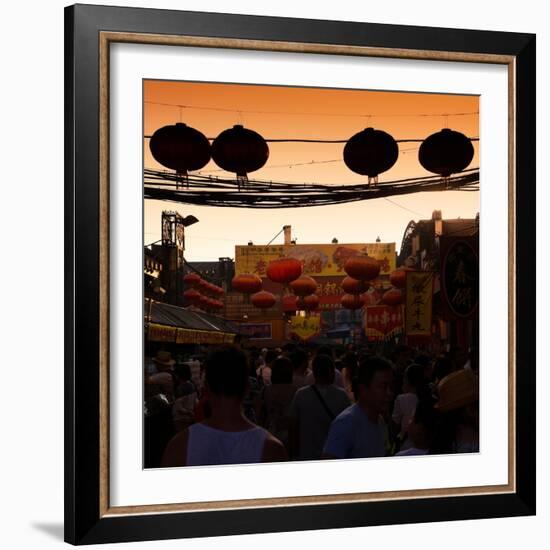 China 10MKm2 Collection - Chinese Street Atmosphere-Philippe Hugonnard-Framed Art Print