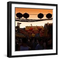 China 10MKm2 Collection - Chinese Street Atmosphere-Philippe Hugonnard-Framed Art Print