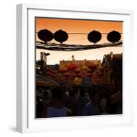 China 10MKm2 Collection - Chinese Street Atmosphere-Philippe Hugonnard-Framed Art Print