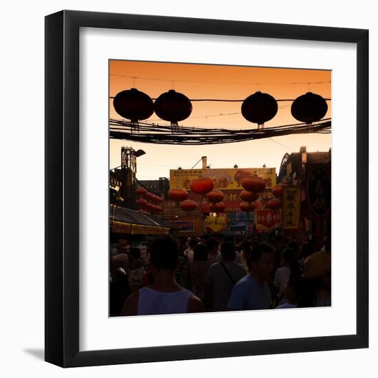 China 10MKm2 Collection - Chinese Street Atmosphere-Philippe Hugonnard-Framed Art Print