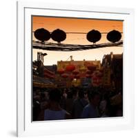 China 10MKm2 Collection - Chinese Street Atmosphere-Philippe Hugonnard-Framed Art Print