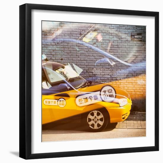 China 10MKm2 Collection - Chinese Taxi-Philippe Hugonnard-Framed Photographic Print