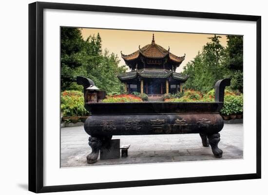 China 10MKm2 Collection - Chinese Temple-Philippe Hugonnard-Framed Photographic Print