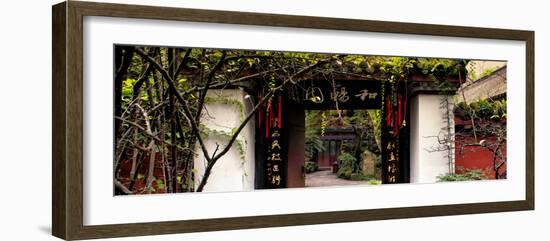 China 10MKm2 Collection - Chinese Traditional Door entry-Philippe Hugonnard-Framed Photographic Print