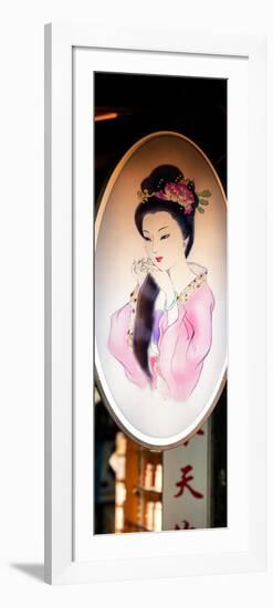 China 10MKm2 Collection - Chinese Woman Sign-Philippe Hugonnard-Framed Photographic Print