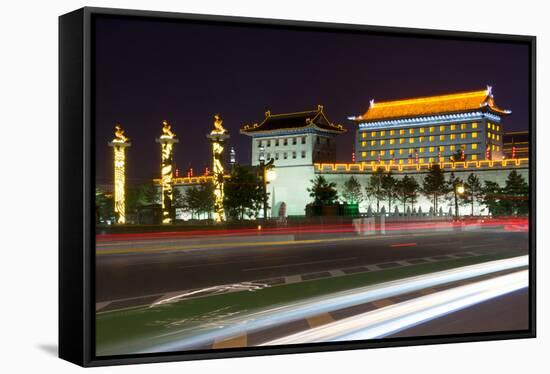 China 10MKm2 Collection - City Lights - Xi'an City-Philippe Hugonnard-Framed Stretched Canvas