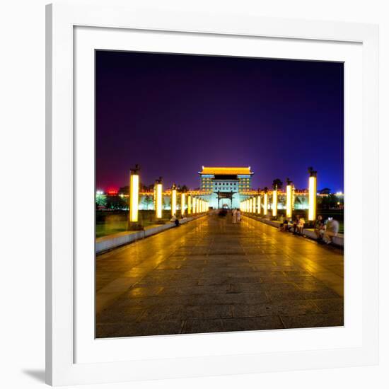 China 10MKm2 Collection - City Lights - Xi'an City-Philippe Hugonnard-Framed Photographic Print