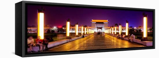 China 10MKm2 Collection - City Lights - Xi'an City-Philippe Hugonnard-Framed Stretched Canvas