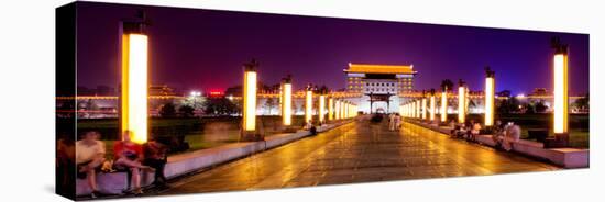 China 10MKm2 Collection - City Lights - Xi'an City-Philippe Hugonnard-Stretched Canvas