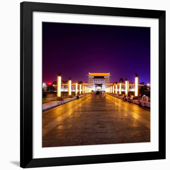 China 10MKm2 Collection - City Lights - Xi'an City-Philippe Hugonnard-Framed Photographic Print