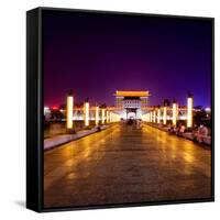 China 10MKm2 Collection - City Lights - Xi'an City-Philippe Hugonnard-Framed Stretched Canvas