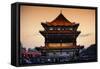 China 10MKm2 Collection - City Night Xi'an-Philippe Hugonnard-Framed Stretched Canvas