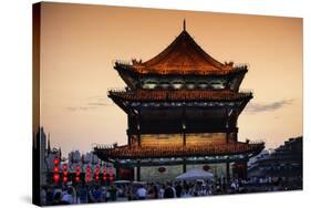 China 10MKm2 Collection - City Night Xi'an-Philippe Hugonnard-Stretched Canvas