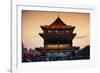 China 10MKm2 Collection - City Night Xi'an-Philippe Hugonnard-Framed Photographic Print