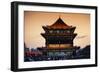 China 10MKm2 Collection - City Night Xi'an-Philippe Hugonnard-Framed Photographic Print