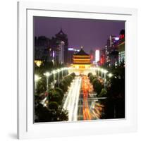 China 10MKm2 Collection - City Night Xi'an-Philippe Hugonnard-Framed Photographic Print