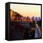 China 10MKm2 Collection - City Night Xi'an-Philippe Hugonnard-Framed Stretched Canvas