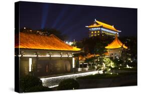 China 10MKm2 Collection - City Night Xi'an-Philippe Hugonnard-Stretched Canvas