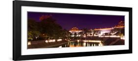 China 10MKm2 Collection - City Night Xi'an-Philippe Hugonnard-Framed Photographic Print