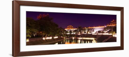 China 10MKm2 Collection - City Night Xi'an-Philippe Hugonnard-Framed Photographic Print