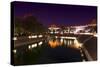 China 10MKm2 Collection - City Night Xi'an-Philippe Hugonnard-Stretched Canvas