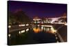 China 10MKm2 Collection - City Night Xi'an-Philippe Hugonnard-Stretched Canvas