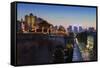 China 10MKm2 Collection - City Night Xi'an-Philippe Hugonnard-Framed Stretched Canvas