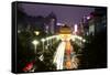 China 10MKm2 Collection - City Night Xi'an-Philippe Hugonnard-Framed Stretched Canvas