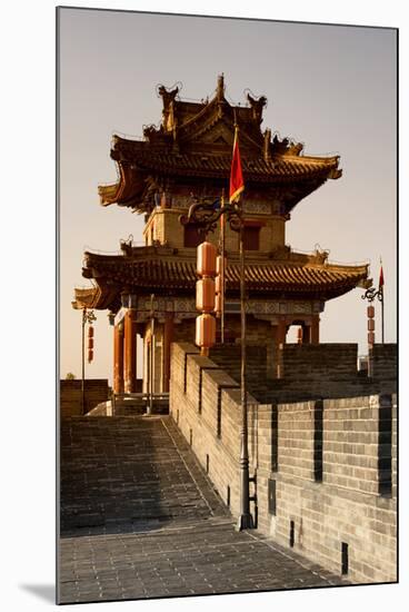China 10MKm2 Collection - City Walls at sunset - Xi'an City-Philippe Hugonnard-Mounted Photographic Print