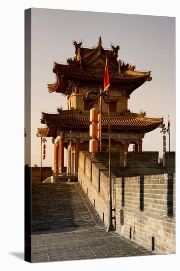 China 10MKm2 Collection - City Walls at sunset - Xi'an City-Philippe Hugonnard-Stretched Canvas