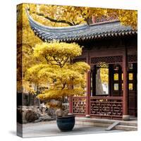 China 10MKm2 Collection - Classical Chinese Pavilion in Autumn-Philippe Hugonnard-Stretched Canvas