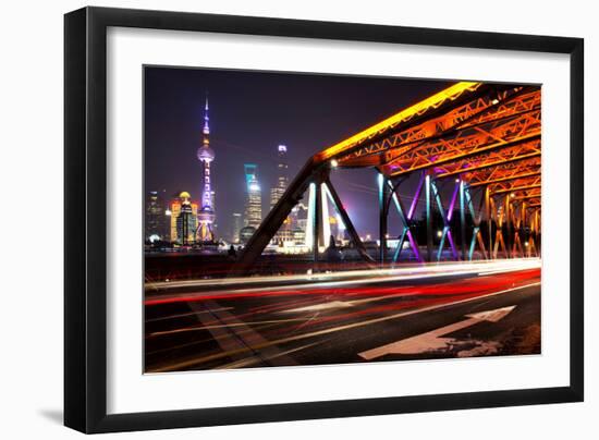 China 10MKm2 Collection - Colorful Garden Bridge - Shanghai-Philippe Hugonnard-Framed Photographic Print