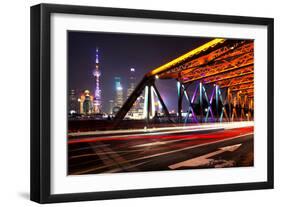 China 10MKm2 Collection - Colorful Garden Bridge - Shanghai-Philippe Hugonnard-Framed Photographic Print