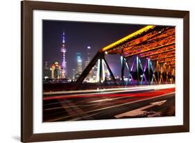 China 10MKm2 Collection - Colorful Garden Bridge - Shanghai-Philippe Hugonnard-Framed Photographic Print