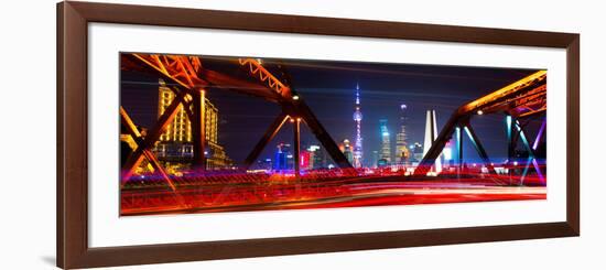 China 10MKm2 Collection - Colorful Garden Bridge - Shanghai-Philippe Hugonnard-Framed Photographic Print